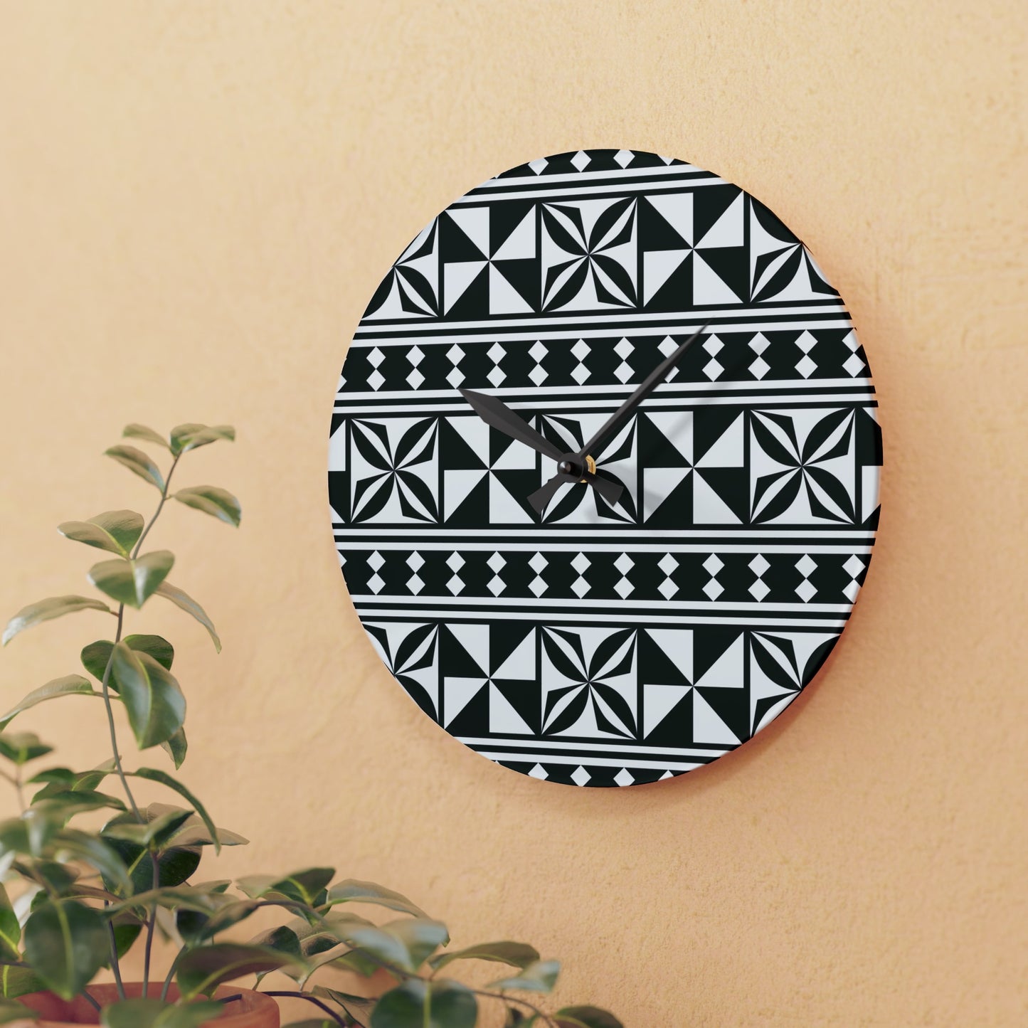 Bula Maoli Acrylic Wall Clock