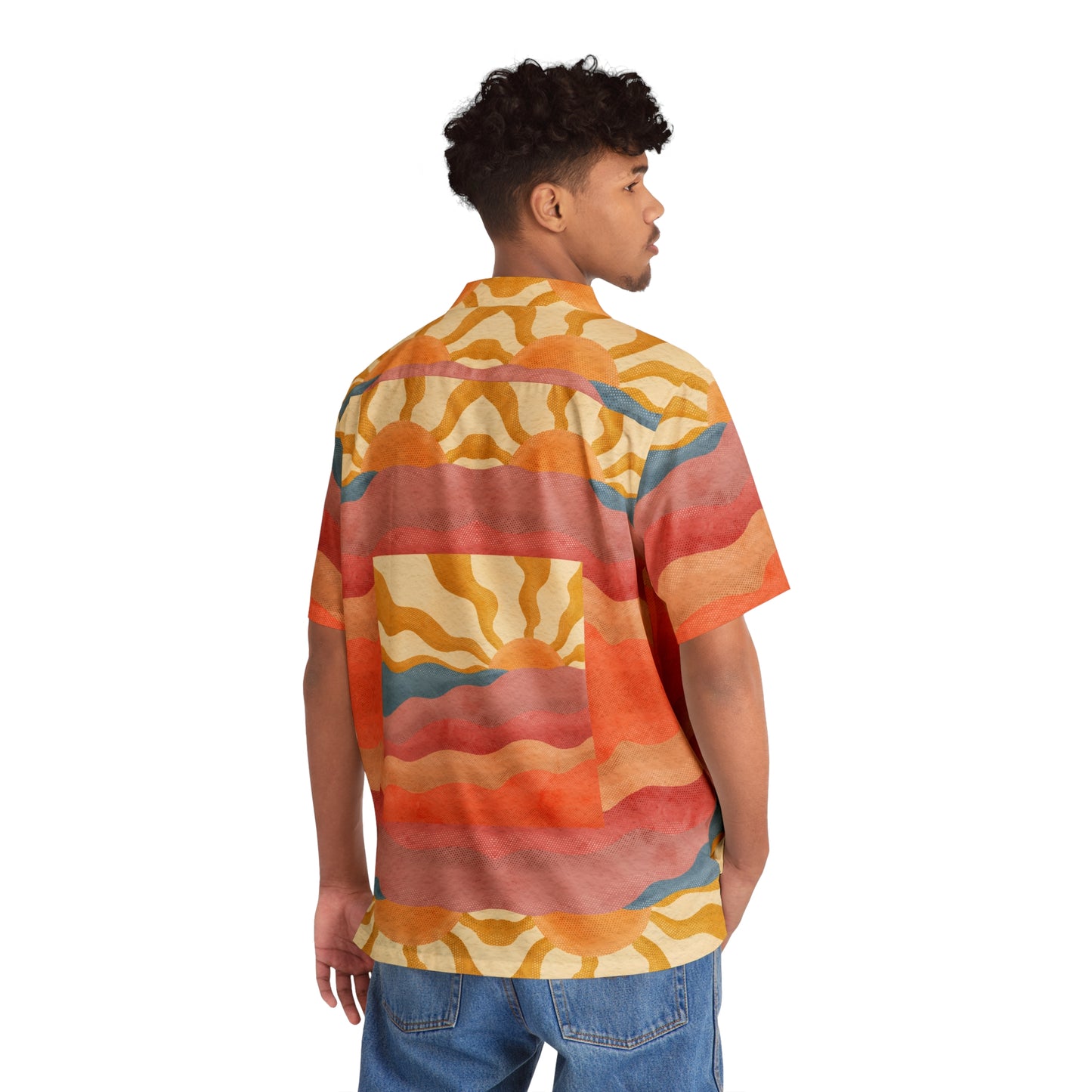 Bula Shirt Men's Sunset Print