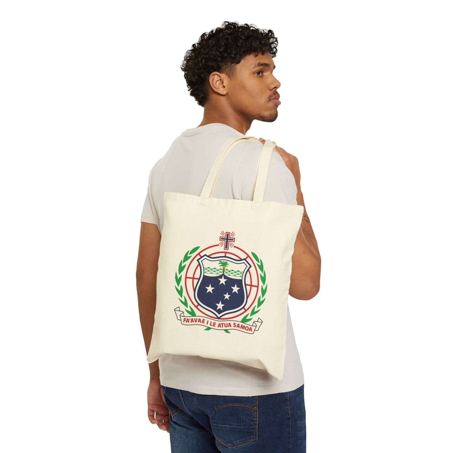 Bula Samoa Cotton Canvas Tote Bag