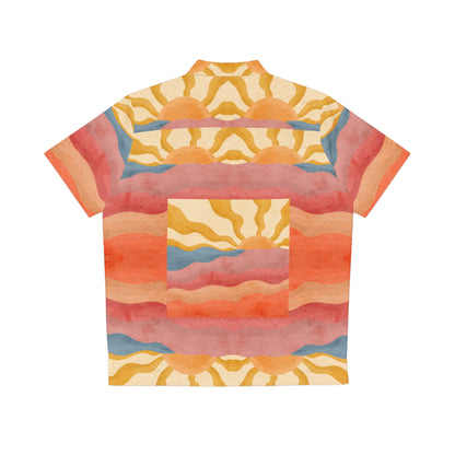 Bula Shirt Men's Sunset Print