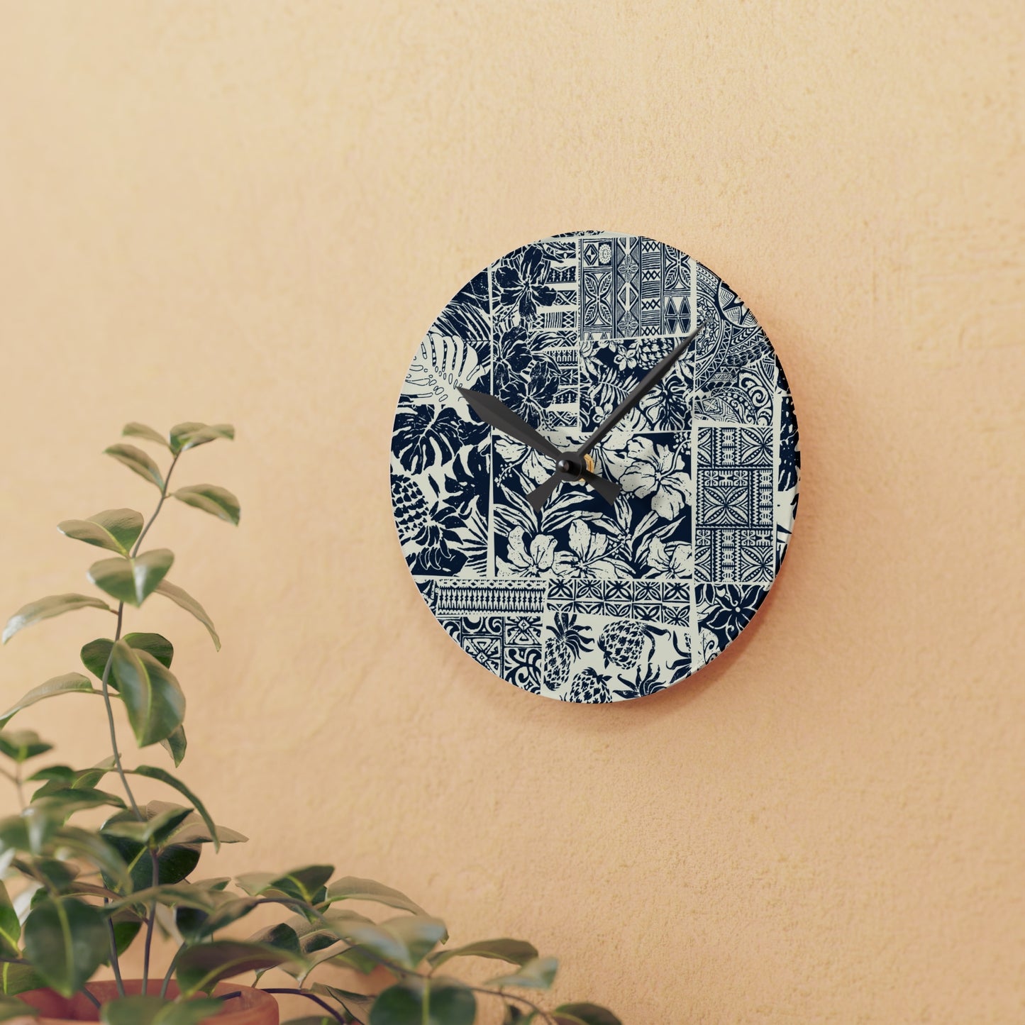 Bula Wai Acrylic Wall Clock