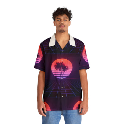 Bula Shirt Men's Retro Sunset Print