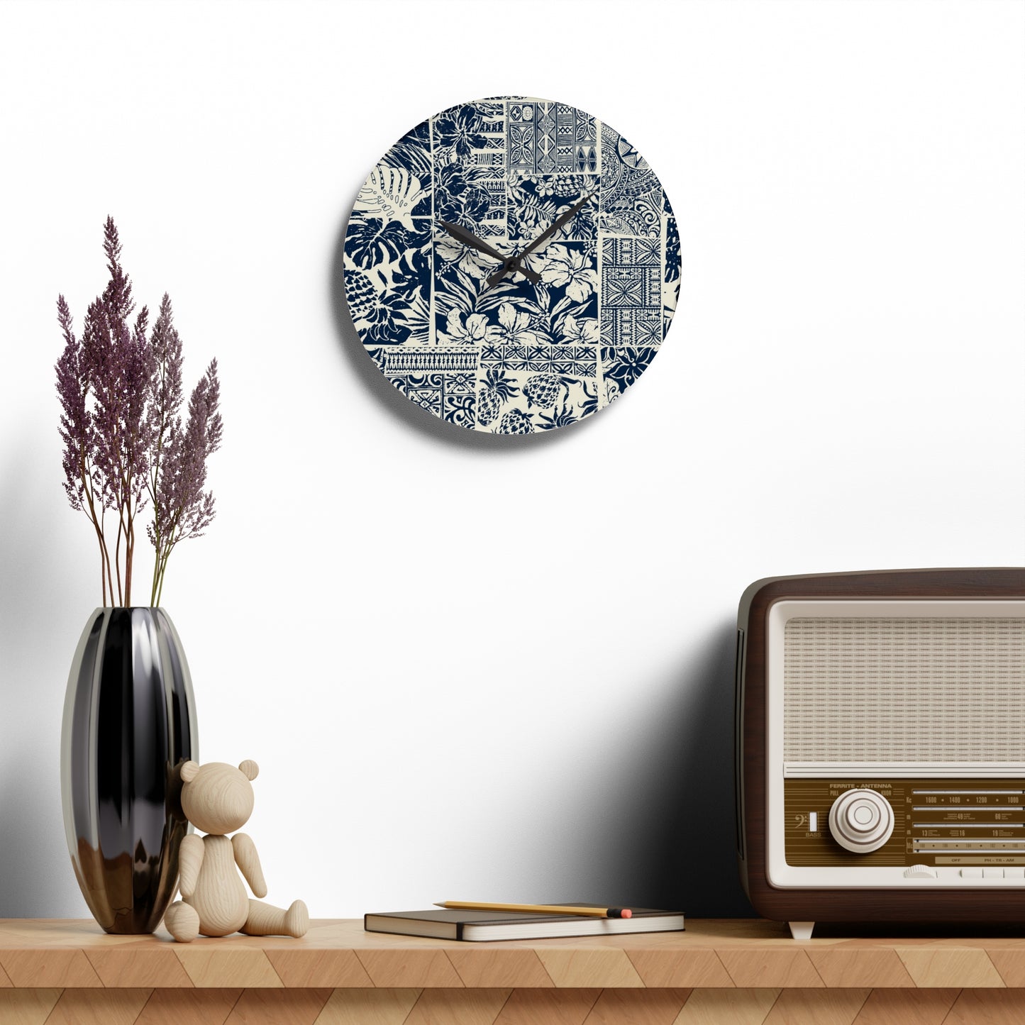 Bula Wai Acrylic Wall Clock