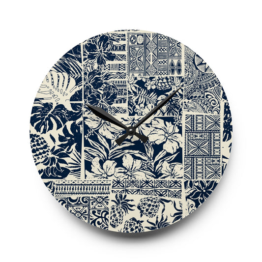 Bula Wai Acrylic Wall Clock