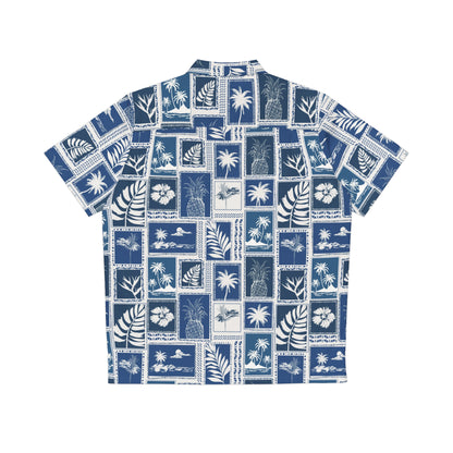 Bula Shirt Men's Loki Print Blue