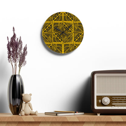 Bula Va Acrylic Wall Clock