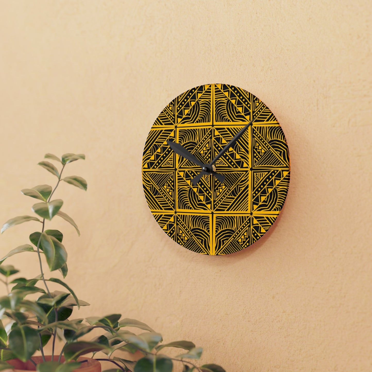 Bula Va Acrylic Wall Clock