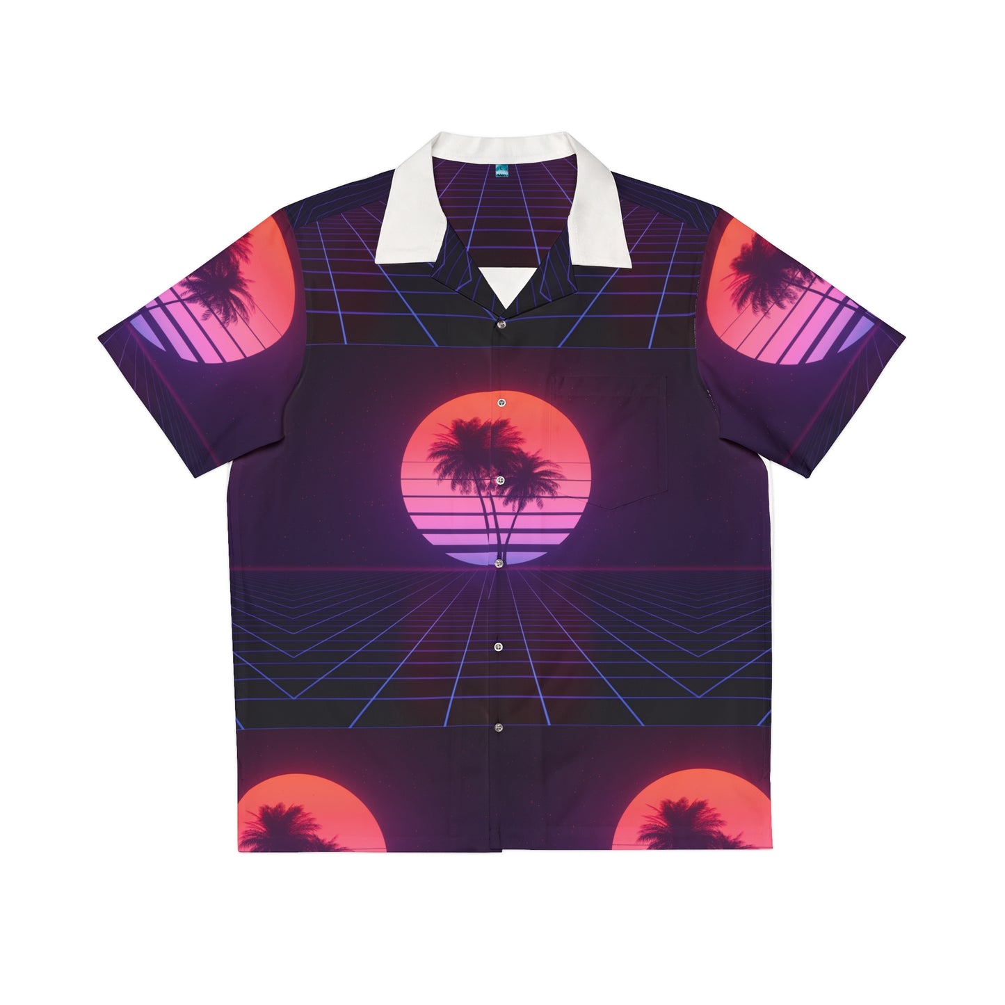 Bula Shirt Men's Retro Sunset Print