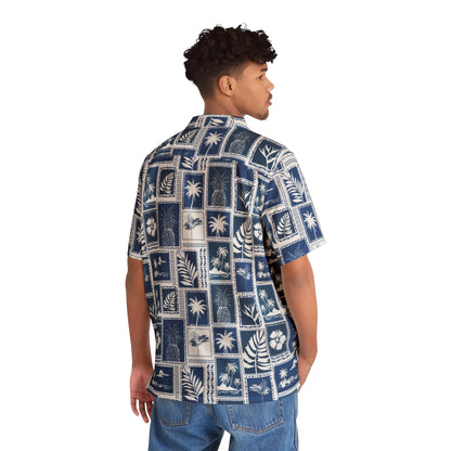 Bula Shirt Men's Loki Print Blue