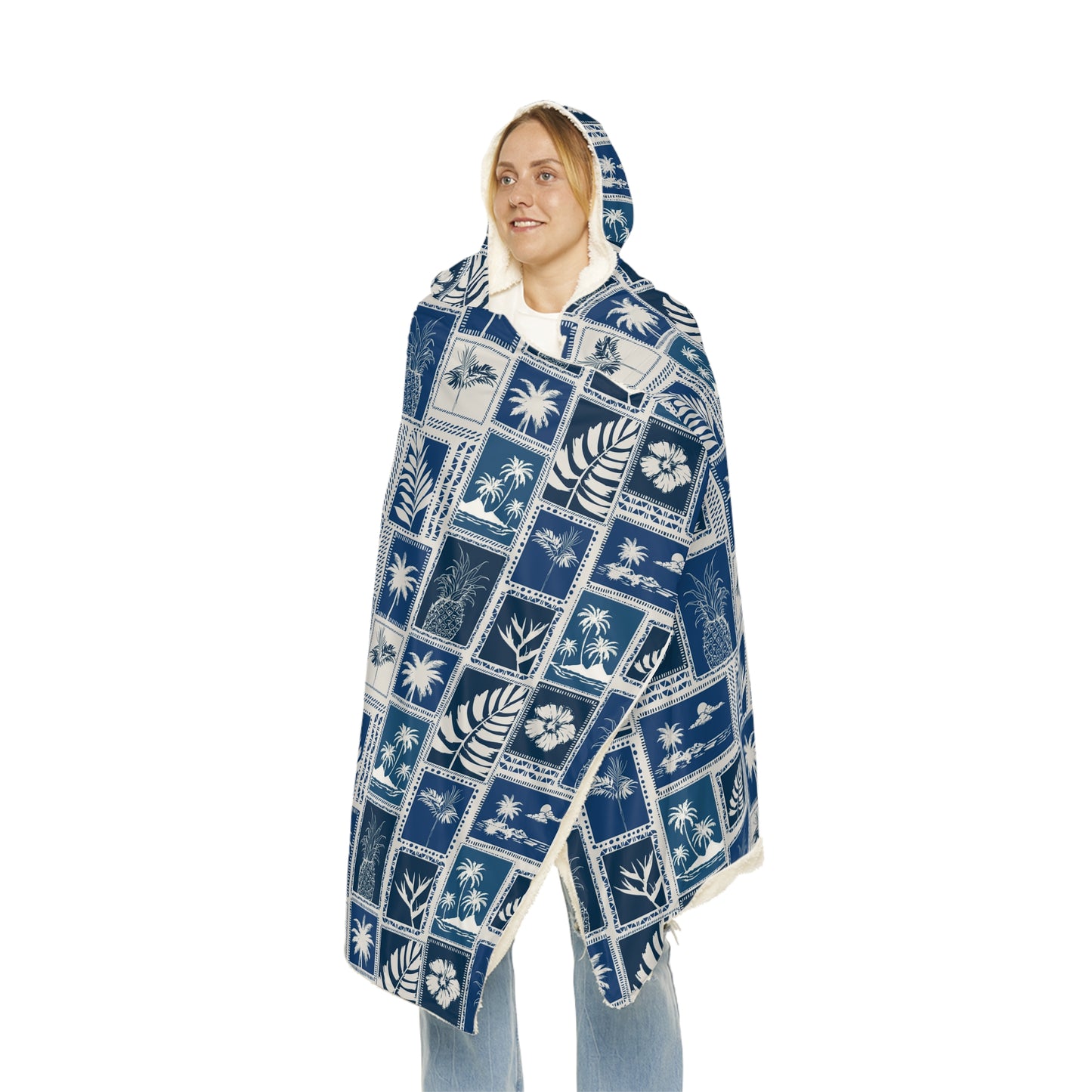 Bula Snuggle Blanket Loki Blue Print