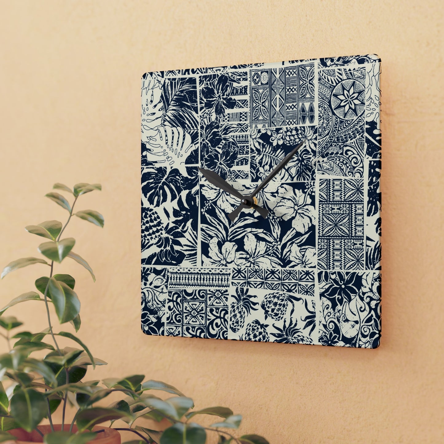 Bula Wai Acrylic Wall Clock