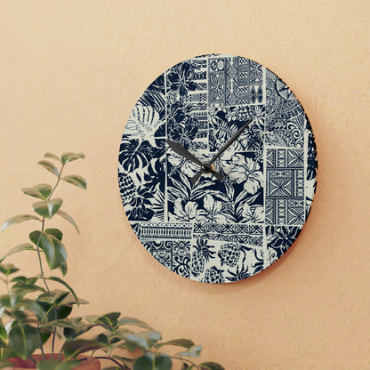 Bula Wai Acrylic Wall Clock